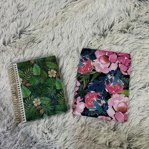 Unbranded Planner and notebook floral tropical pattern